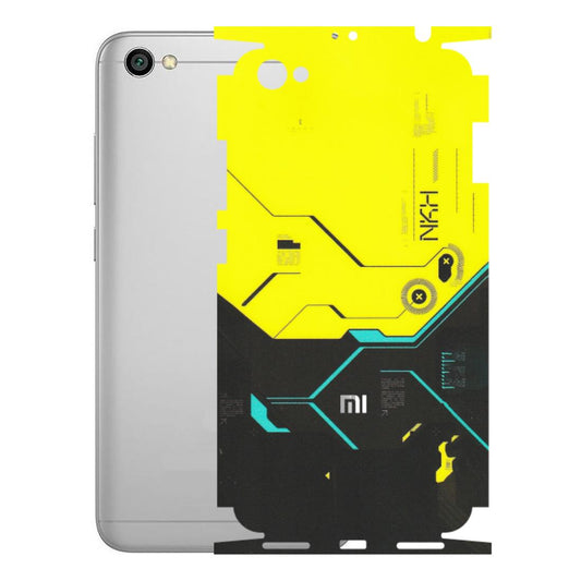 Xiaomi Redmi Phone Skins (All Models) - Black Yellow Technica - Matte Finish (M-53) Redmi Y1 Lite