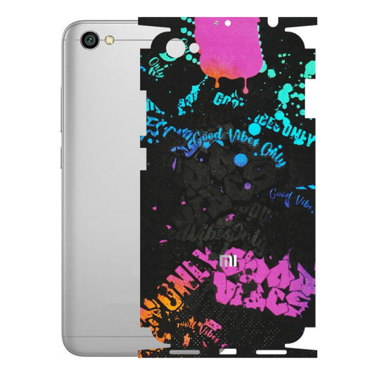 Xiaomi Redmi Phone Skins (All Models) - Majestic Black Vibes - Matte Finish (M-62) Redmi Y1 Lite