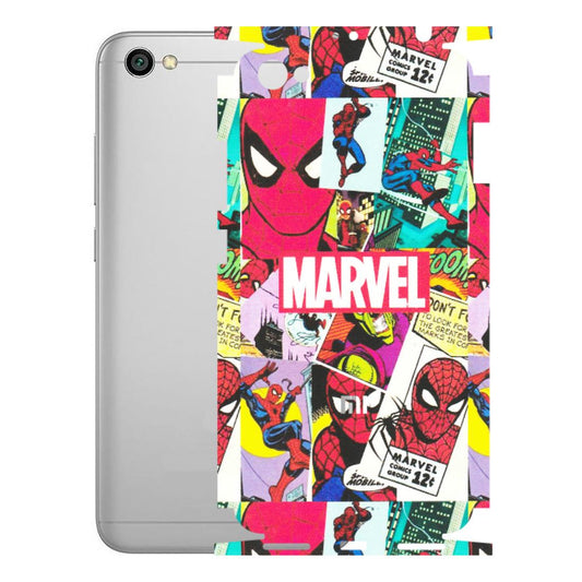 Xiaomi Redmi Phone Skins (All Models) - Marvel Comic Spiderman Grafitti - Matte Finish (M-72) Redmi Y1 Lite