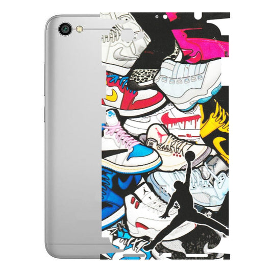 Xiaomi Redmi Phone Skins (All Models) - Jordan Sneakers Fan - Matte Finish (M-80) Redmi Y1 Lite