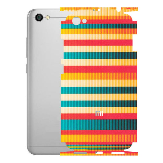 Xiaomi Redmi Phone Skins (All Models) - Colourful Stripes Soothing Effect - Matte Finish (M-86) Redmi Y1 Lite