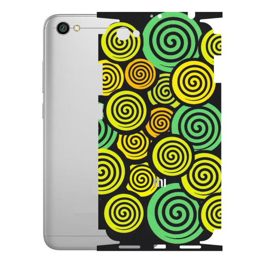Xiaomi Redmi Phone Skins (All Models) - Crazy Spiral - Matte Finish (M-91) Redmi Y1 Lite