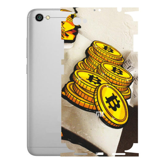 Xiaomi Redmi Phone Skins (All Models) - Billionaire Bitcoin Collection - Matte Finish (M-92) Redmi Y1 Lite