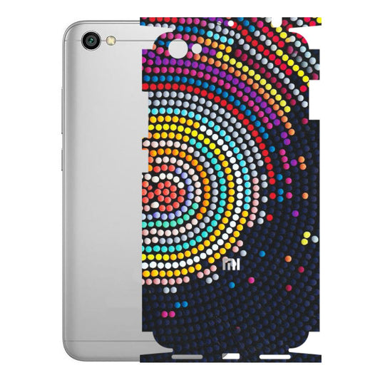 Xiaomi Redmi Phone Skins (All Models) - Rainbow Dot Mandala - Matte Finish (M-97) Redmi Y1 Lite