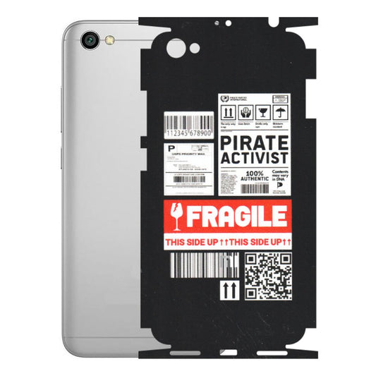 Xiaomi Redmi Phone Skins (All Models) - Handle With Care - Matte Finish (M-99) Redmi Y1 Lite