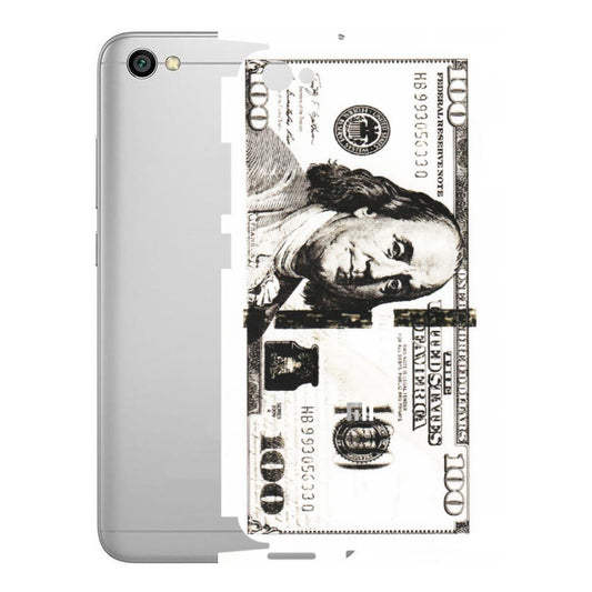 Xiaomi Redmi Phone Skins (All Models) - 100 Dollar Currency - Transparent Finish (T-01) Redmi Y1 Lite