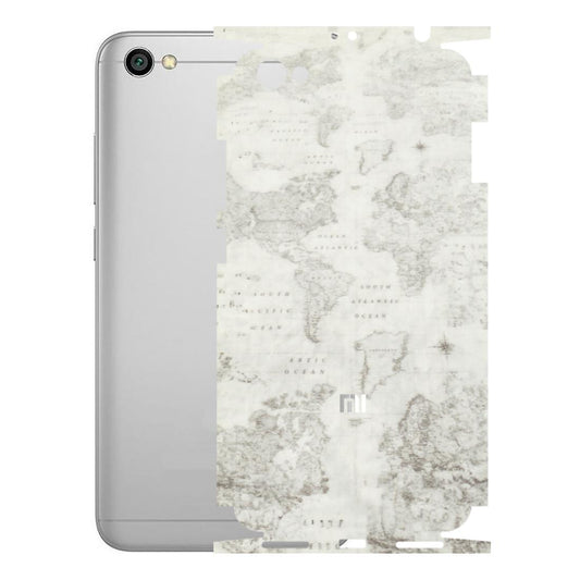 Xiaomi Redmi Phone Skins (All Models) - World Travel Map - Transparent Finish (T-04) Redmi Y1 Lite