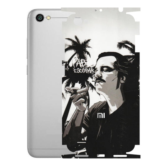 Xiaomi Redmi Phone Skins (All Models) - Pab Escobar - Transparent Finish (T-05) Redmi Y1 Lite