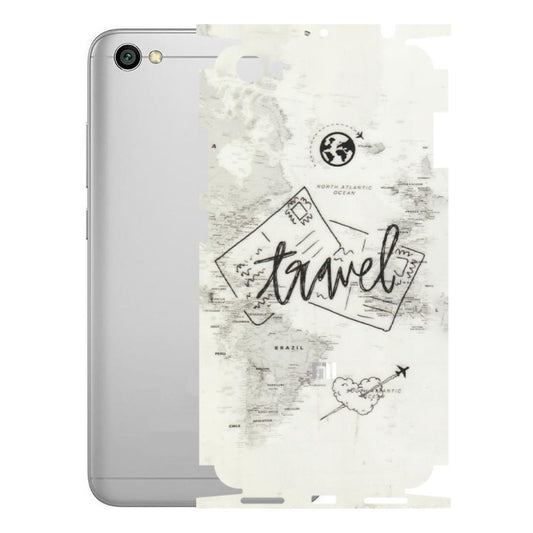 Xiaomi Redmi Phone Skins (All Models) - Travel Ticket - Transparent Finish (T-06) Redmi Y1 Lite