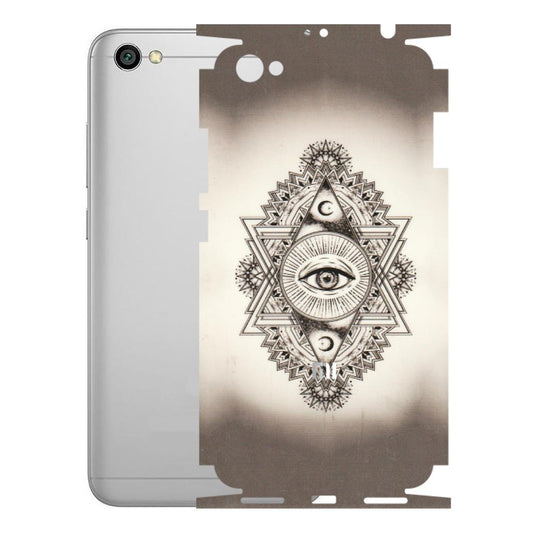 Xiaomi Redmi Phone Skins (All Models) - Illuminati Great Eye - Transparent Finish (T-14) Redmi Y1 Lite