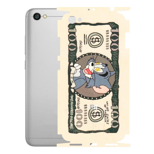 Xiaomi Redmi Phone Skins (All Models) - One Hundred Dollar Tom - Transparent Finish (T-16) Redmi Y1 Lite