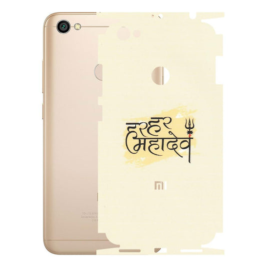 Xiaomi Redmi Phone Skins (All Models) - Har Har Mahadev - Matte Finish (M-10) Redmi Y1