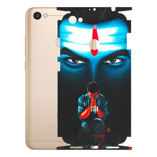 Xiaomi Redmi Phone Skins (All Models) - Mahakal Bhakt - Matte Finish (M-112) Redmi Y1