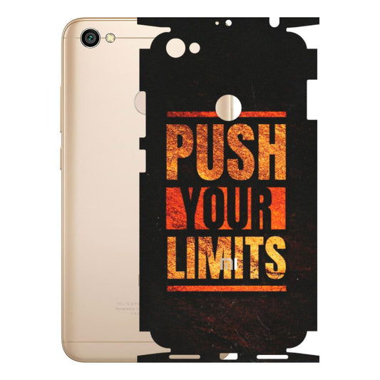 Xiaomi Redmi Phone Skins (All Models) - Push Your Limits - Matte Finish (M-118) Redmi Y1