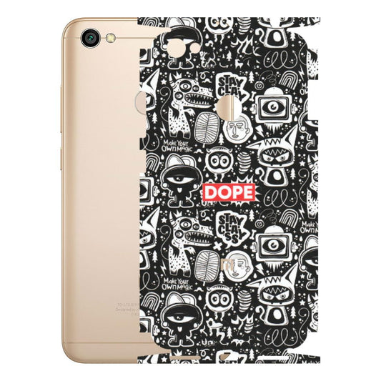 Xiaomi Redmi Phone Skins (All Models) - Dope Stay Classy Black Doodles - Matte Finish (M-126) Redmi Y1
