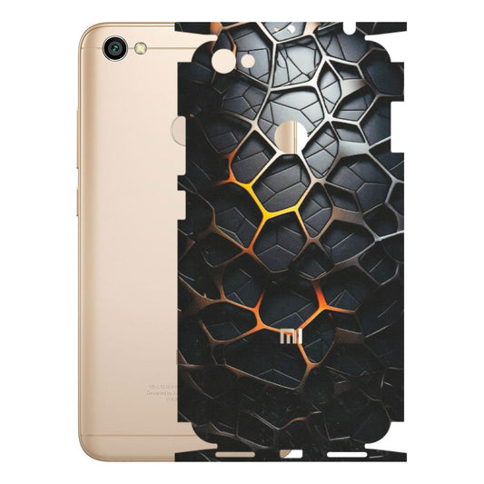 Xiaomi Redmi Phone Skins (All Models) - New Abstract Graphite Tiles - Matte Finish (M-130) Redmi Y1