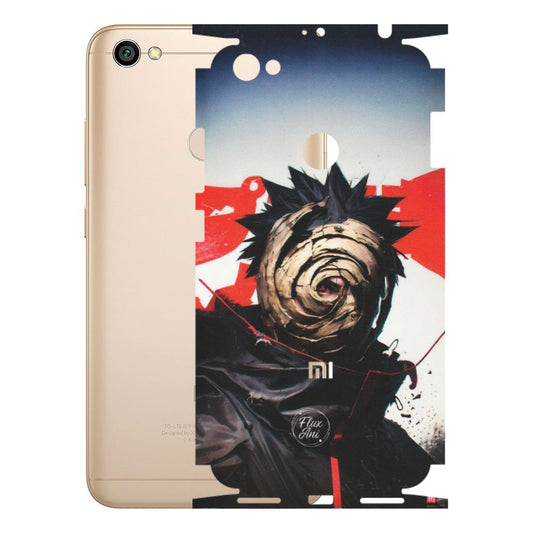 Xiaomi Redmi Phone Skins (All Models) - Obito Uchiha Cool Anime - Matte Finish (M-134) Redmi Y1