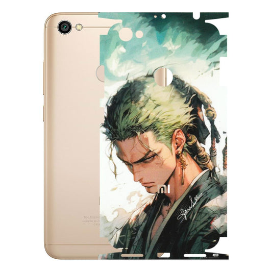 Xiaomi Redmi Phone Skins (All Models) - New Roronoa Zoro One Picece Anime - Matte Finish (M-140) Redmi Y1