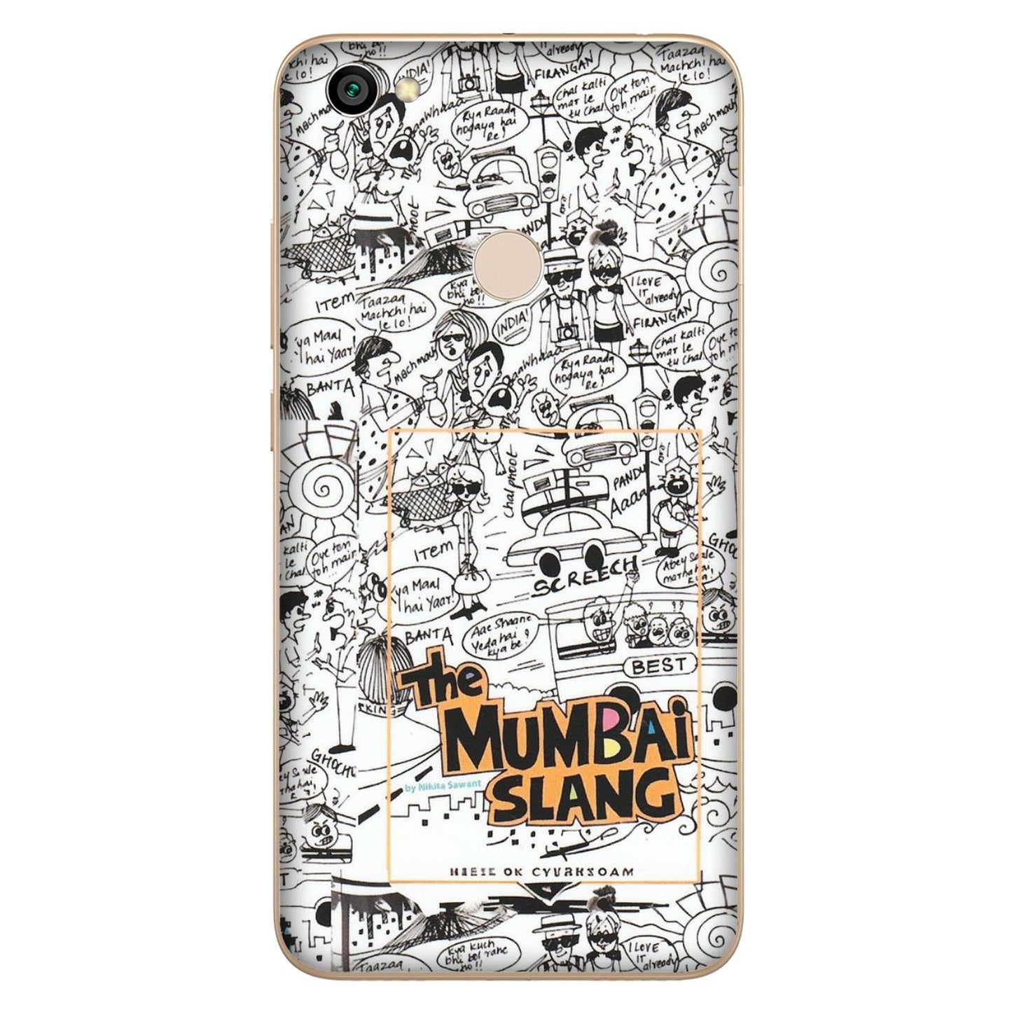 Xiaomi Redmi Phone Skins (All Models) - The Mumbai Slang - Matte Finish (M-142) Redmi Y1
