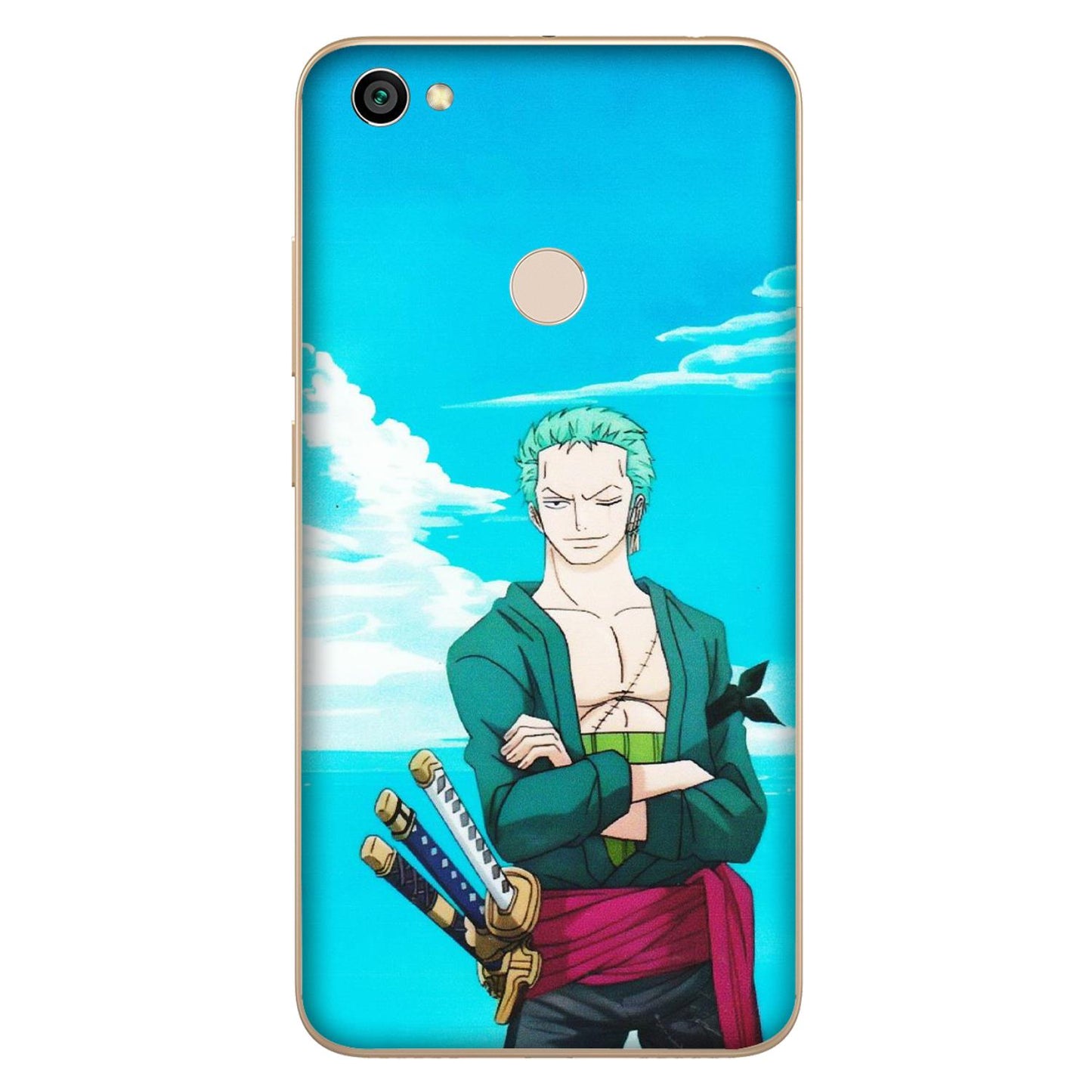Xiaomi Redmi Phone Skins (All Models) - Cool Swordman Zoro Anime - Matte Finish (M-143) Redmi Y1