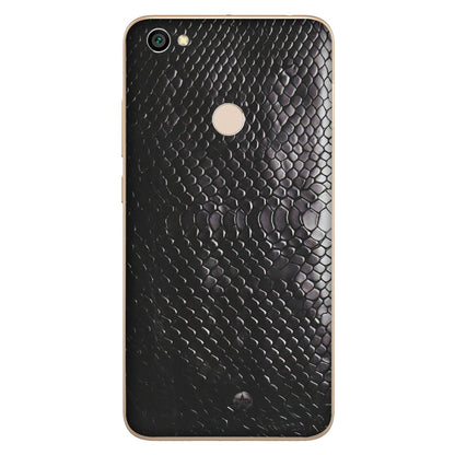 Xiaomi Redmi Phone Skins (All Models) - Black Snack Leather - Matte Finish (M-147) Redmi Y1