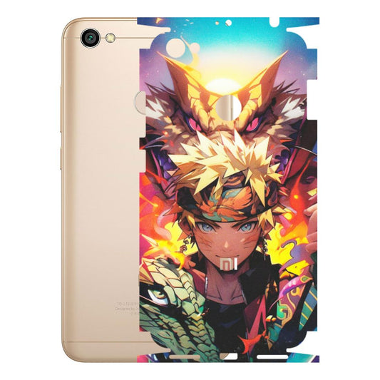 Xiaomi Redmi Phone Skins (All Models) - Angry Naruto Anime - Matte Finish (M-148) Redmi Y1