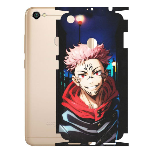 Xiaomi Redmi Phone Skins (All Models) - Yuji Itadori Funny Face Anime - Matte Finish (M-152) Redmi Y1