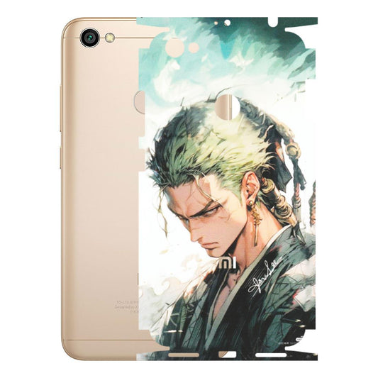 Xiaomi Redmi Phone Skins (All Models) - Pirate Hunter One Piece Anime - Matte Finish (M-157) Redmi Y1