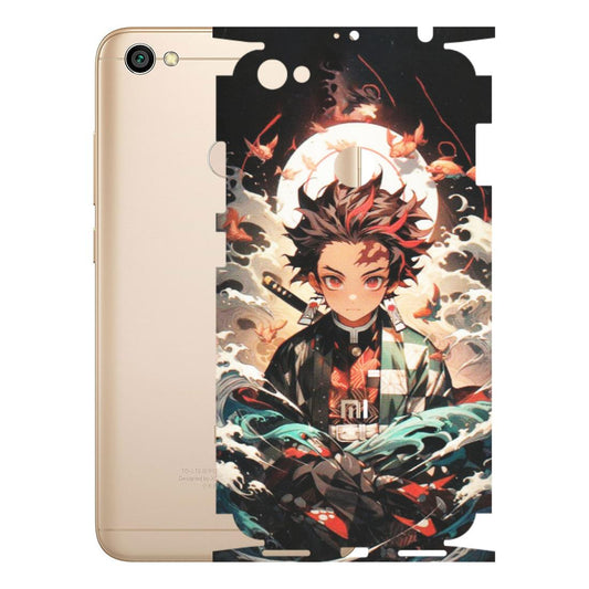 Xiaomi Redmi Phone Skins (All Models) - Tanjiro Demon Slayer Anime - Matte Finish (M-158) Redmi Y1