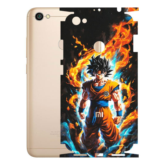 Xiaomi Redmi Phone Skins (All Models) - Goku Transformation Anime - Matte Finish (M-159) Redmi Y1