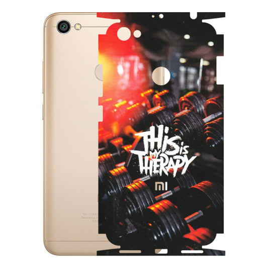 Xiaomi Redmi Phone Skins (All Models) - GYM Lover Therapy - Matte Finish (M-160) Redmi Y1