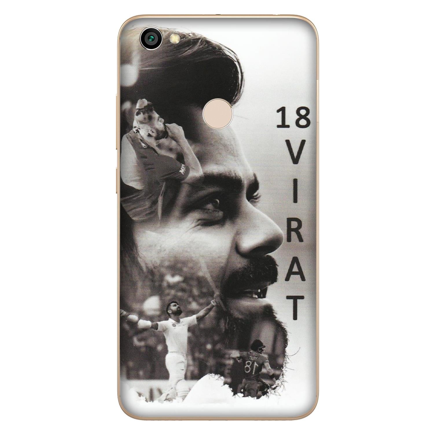 Xiaomi Redmi Phone Skins (All Models) - Virat Kohli Cricketer - Matte Finish (M-163) Redmi Y1