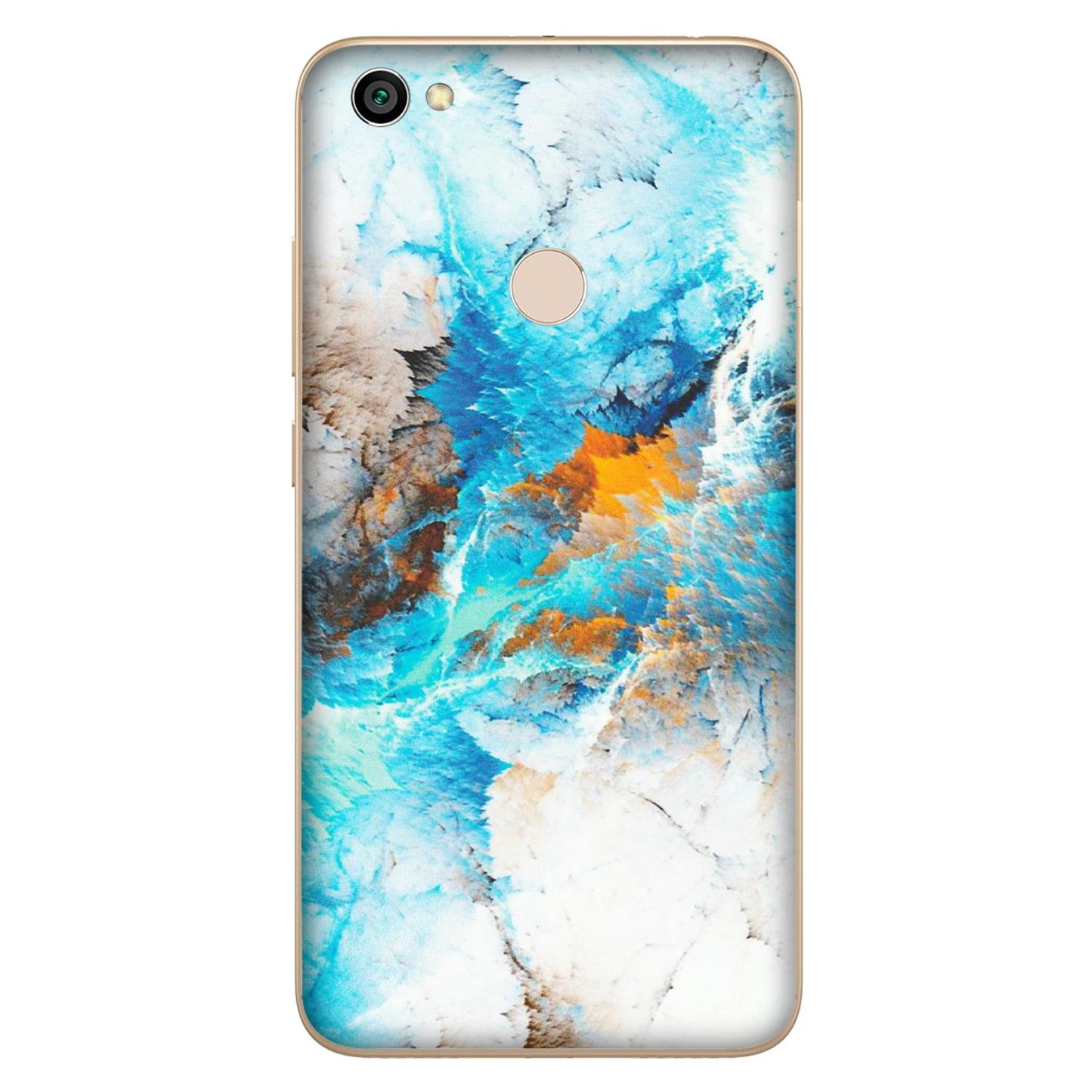Xiaomi Redmi Phone Skins (All Models) - Blue Waves Abstract - Matte Finish (M-19) Redmi Y1