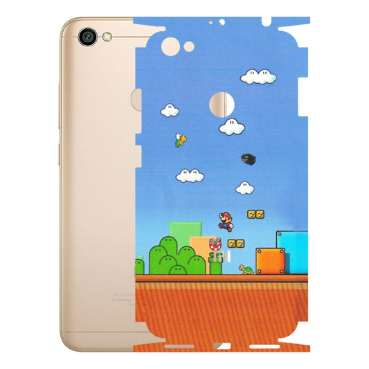 Xiaomi Redmi Phone Skins (All Models) - Mario Game Scene - Matte Finish (M-24) Redmi Y1