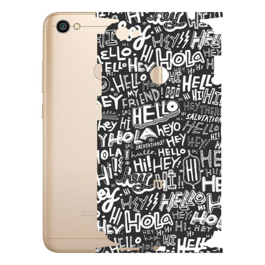 Xiaomi Redmi Phone Skins (All Models) - Hi Hello Doodles - Matte Finish (M-25) Redmi Y1