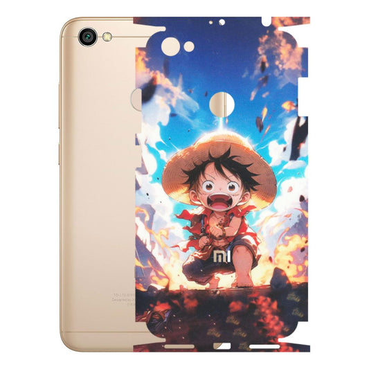 Xiaomi Redmi Phone Skins (All Models) - Toon One Piece Cute Character - Matte Finish (M-35) Redmi Y1
