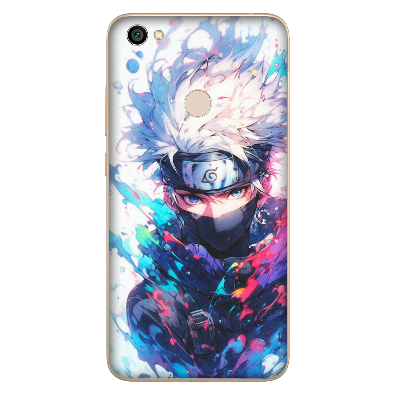 Xiaomi Redmi Phone Skins (All Models) - Naruto Face Mask - Matte Finish (M-03) Redmi Y1