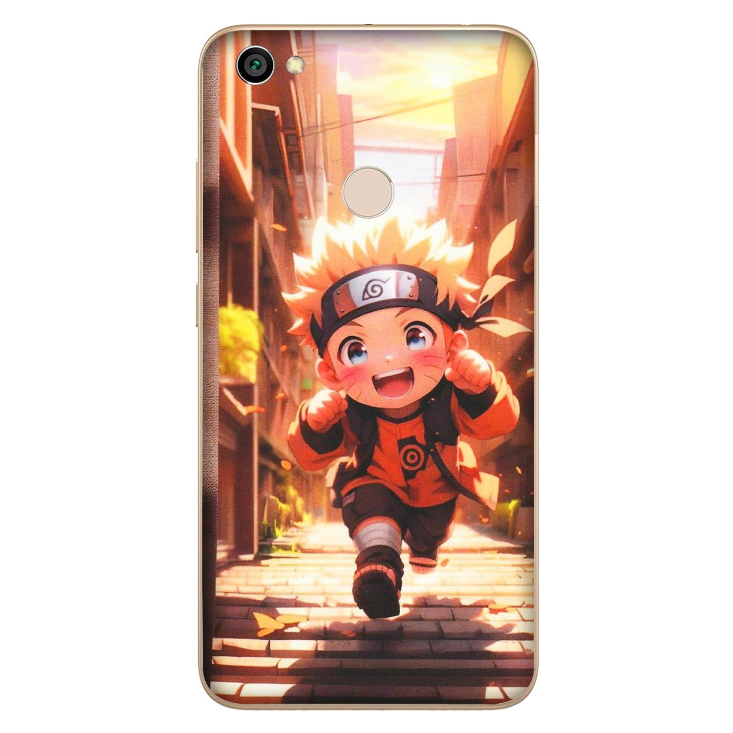 Xiaomi Redmi Phone Skins (All Models) - Naruto Cute Toon Running - Matte Finish (M-04) Redmi Y1