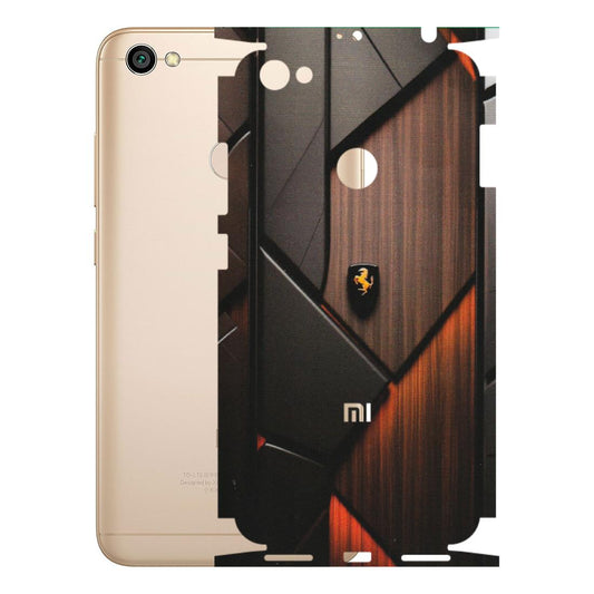 Xiaomi Redmi Phone Skins (All Models) - Lambo Beauty Wood Pattern Sober - Matte Finish (M-51) Redmi Y1