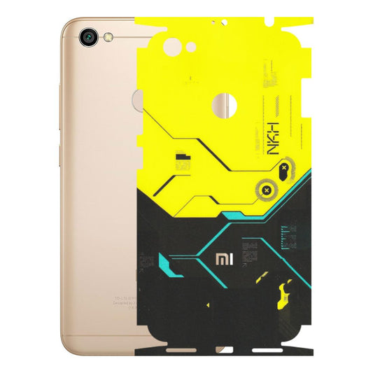 Xiaomi Redmi Phone Skins (All Models) - Black Yellow Technica - Matte Finish (M-53) Redmi Y1