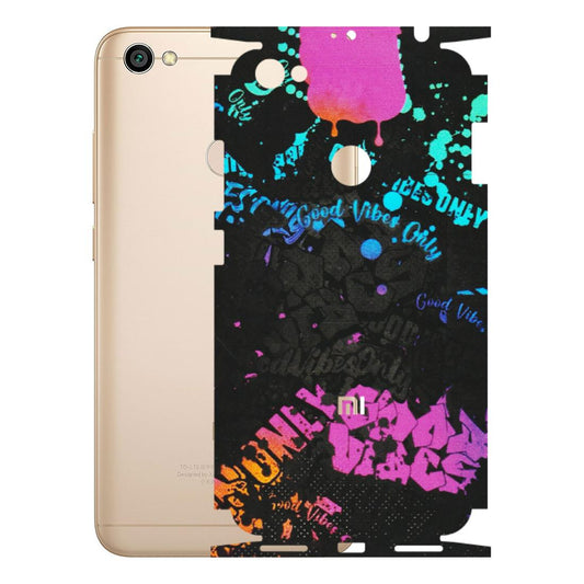 Xiaomi Redmi Phone Skins (All Models) - Majestic Black Vibes - Matte Finish (M-62) Redmi Y1