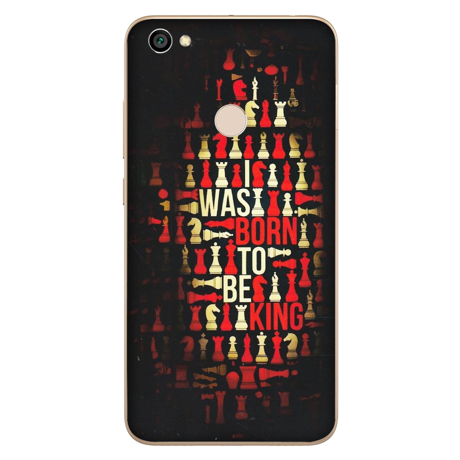 Xiaomi Redmi Phone Skins (All Models) - Born To Be King - Matte Finish (M-73) Redmi Y1
