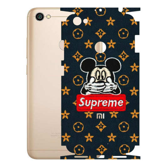 Xiaomi Redmi Phone Skins (All Models) - Mickey Supreme - Matte Finish (M-83) Redmi Y1