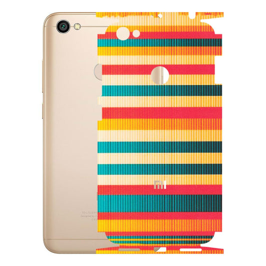 Xiaomi Redmi Phone Skins (All Models) - Colourful Stripes Soothing Effect - Matte Finish (M-86) Redmi Y1