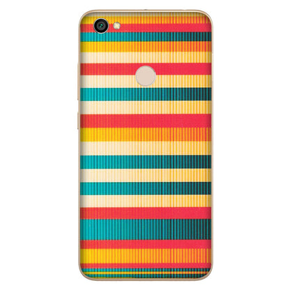 Xiaomi Redmi Phone Skins (All Models) - Colourful Stripes Soothing Effect - Matte Finish (M-86) Redmi Y1