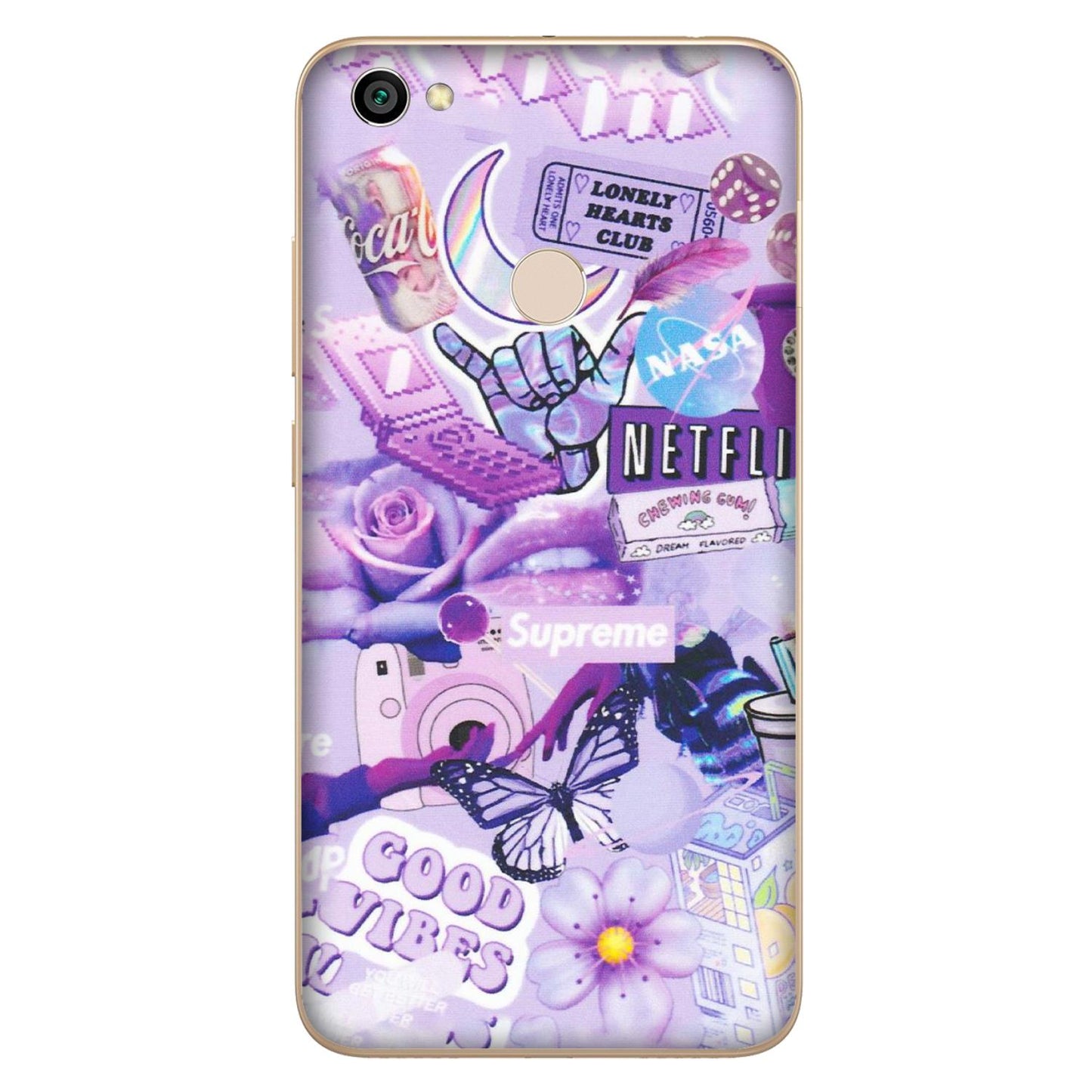Xiaomi Redmi Phone Skins (All Models) - Supreme Purple Magic - Matte Finish (M-88) Redmi Y1
