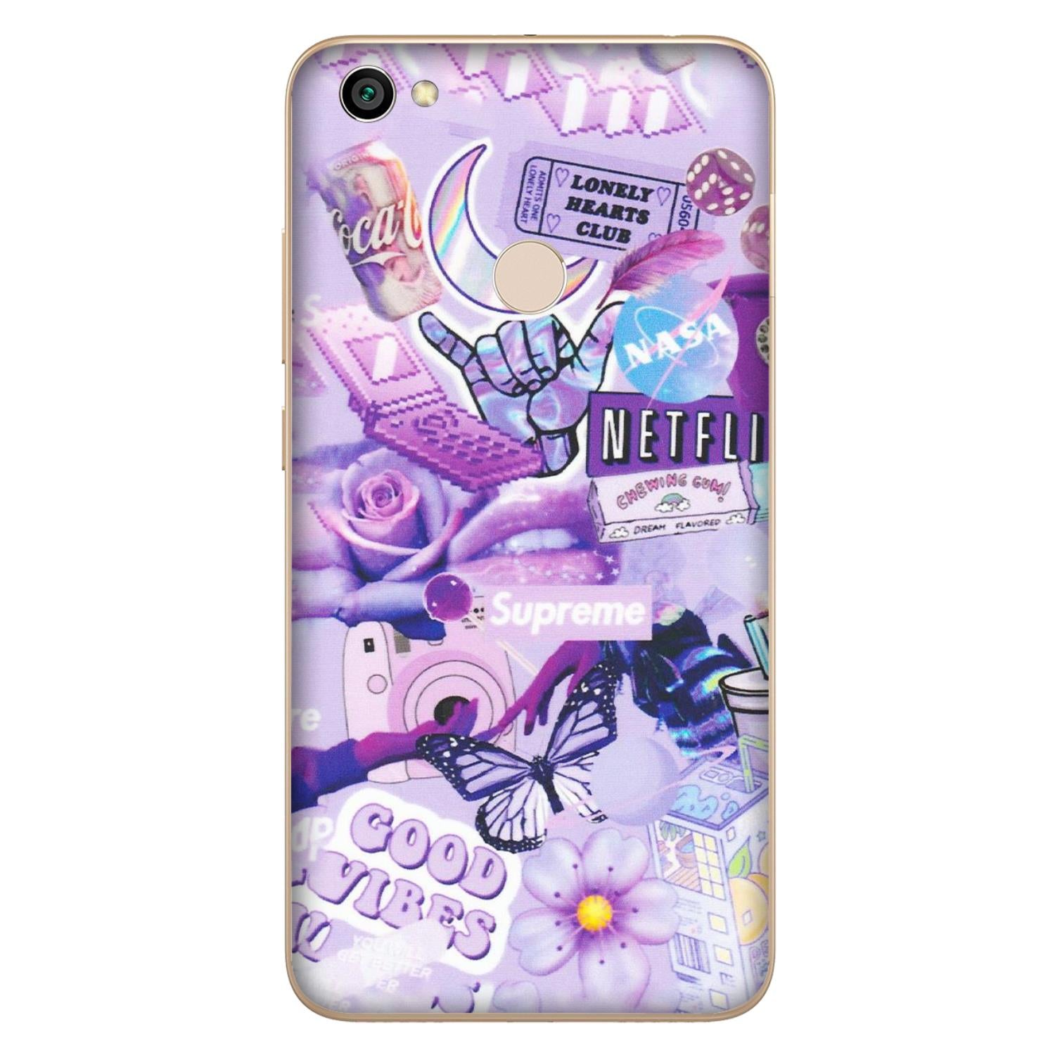 Xiaomi Redmi Phone Skins (All Models) - Supreme Purple Magic - Matte Finish (M-88) Redmi Y1