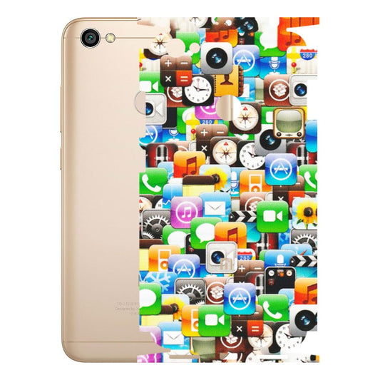 Xiaomi Redmi Phone Skins (All Models) - All Apple Icons - Matte Finish (M-93) Redmi Y1