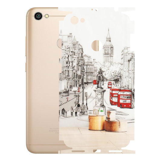 Xiaomi Redmi Phone Skins (All Models) - London Street - Transparent Finish (T-02) Redmi Y1