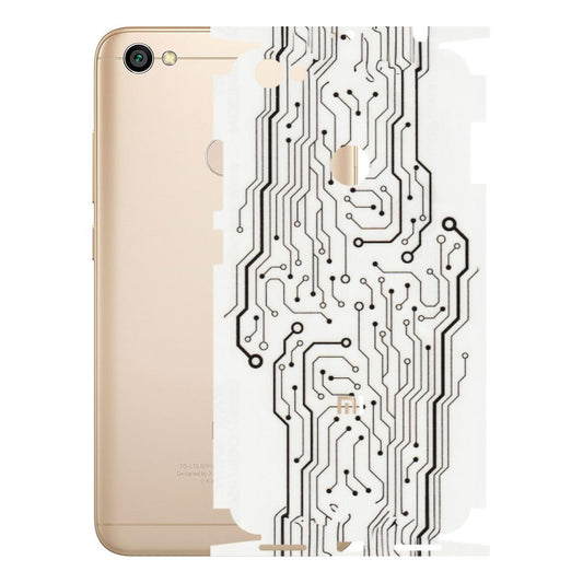 Xiaomi Redmi Phone Skins (All Models) - Tech Circuits - Transparent Finish (T-03) Redmi Y1